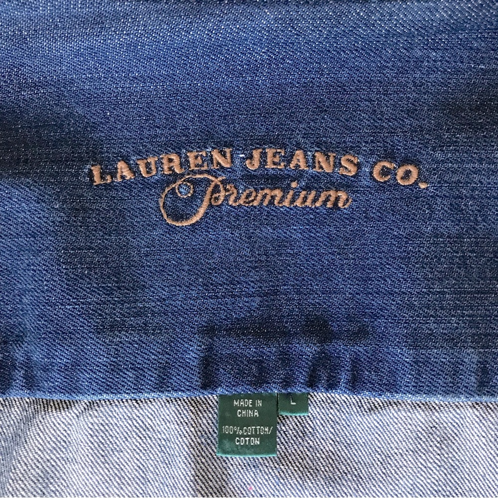 Lauren Jeans Co premium jean jacket - Picture 9 of 10
